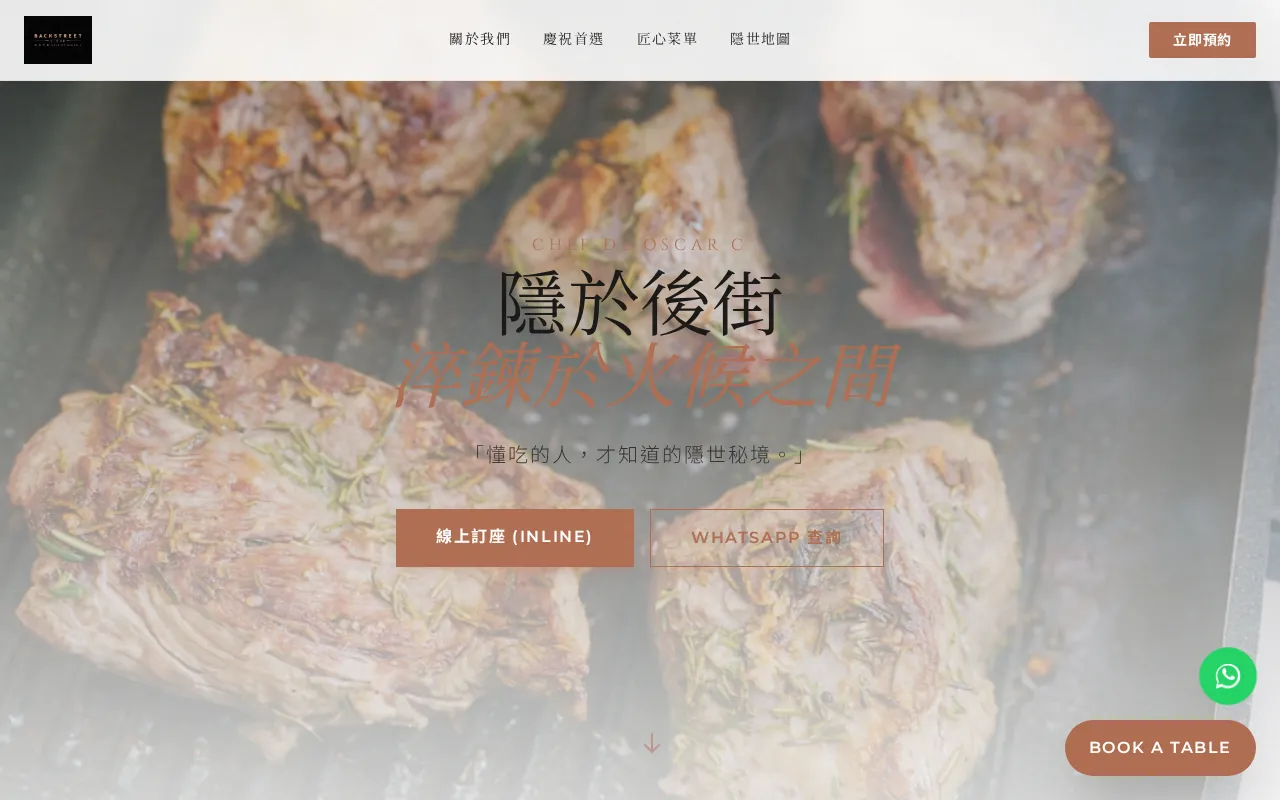 後街牛扒 Backstreet Steak